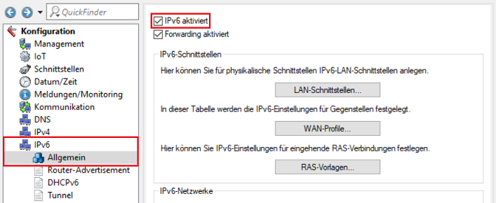 IPv6 aktivieren