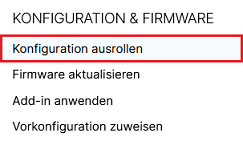 Konfiguration über die LMC auf die Unified Firewall ausrollen