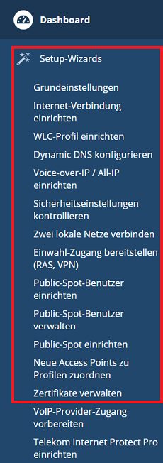 Zertifikate in WEBconfig verwalten