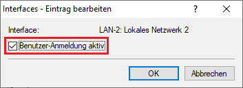 Public-Spot-Authentifizierung für das logische LAN-Interface für das Gast-Netzwerk aktivieren