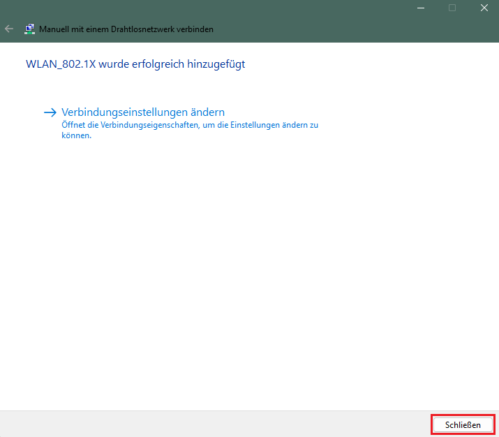 Setup-Assistent abschließen