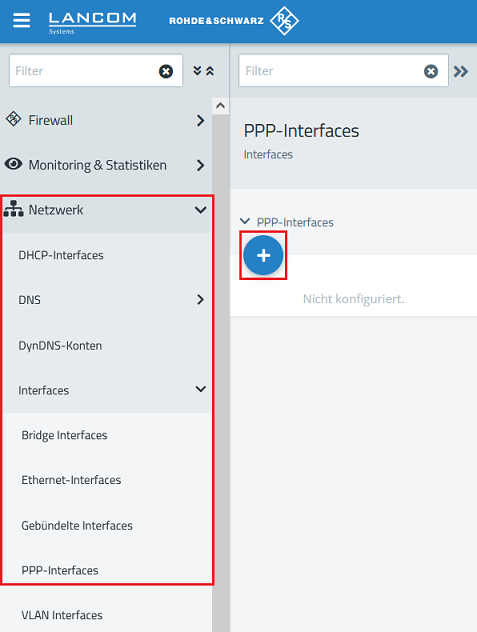 Neues PPP-Interface erstellen