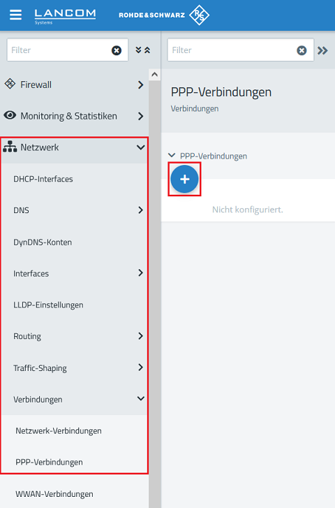 Neue PPP-Verbindung erstellen