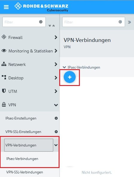 Erstellen Sie eine neue IP-Sec-Verbindung im VPN-Menü